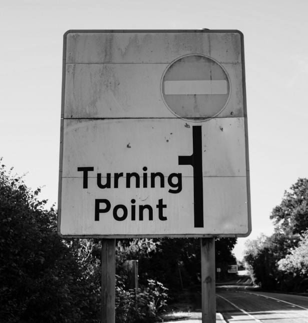 Turning Point Sign Turning Point Sign